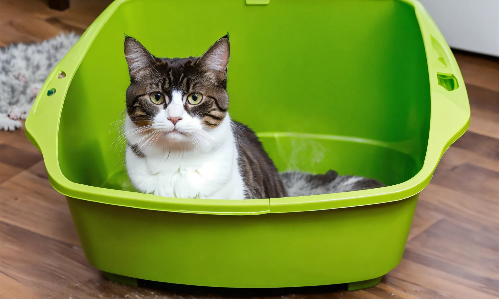 where to put litter box in small apartment